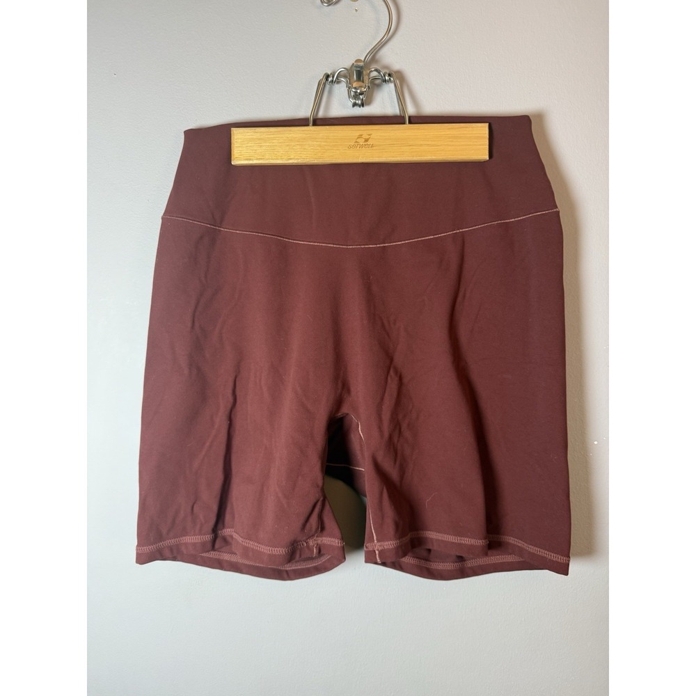 Sunzel‎ Size Women's Medium Athletic Biker Shorts - Maroon